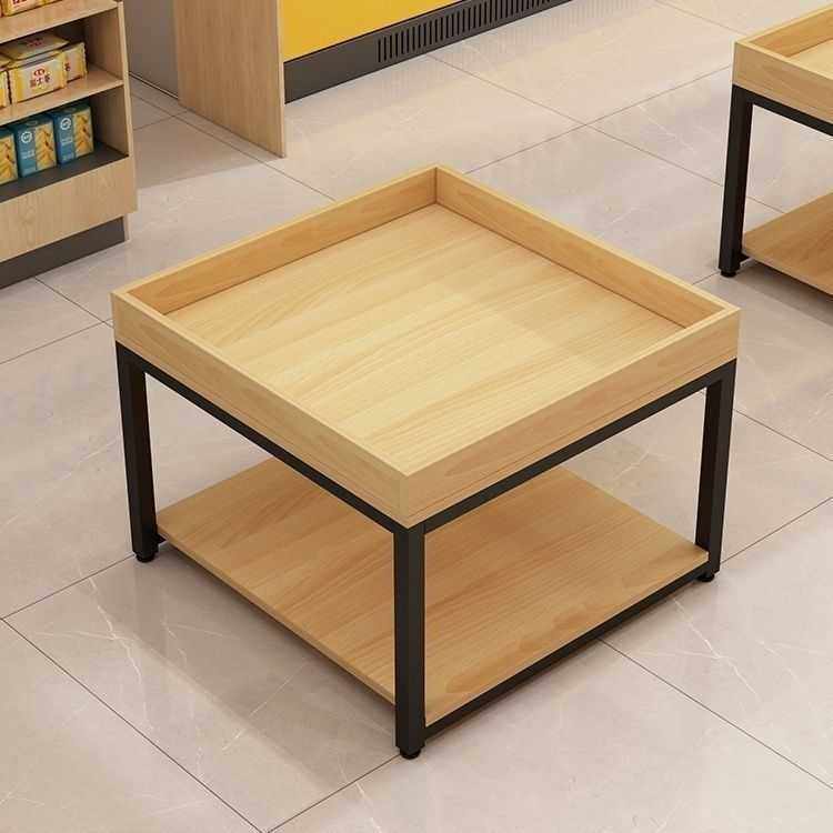 超市堆头牛奶陈列饮料货架促销礼品盒展示架中岛新款堆头货架货柜