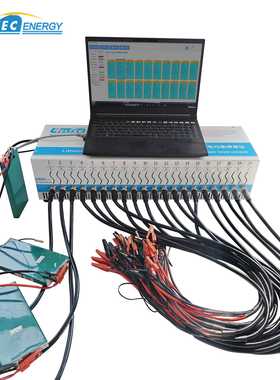 HeltecBMS 20通道电池容量测试仪10A充电/放电均衡修复仪