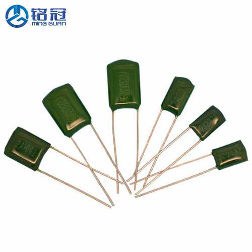 厂家现货直销CL11聚酯膜涤纶电容器3A682J 1000V682J 6800PF P8MM