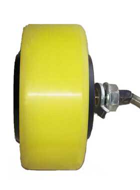 FomaTrade4寸直径105mm胎宽42mm单边螺纹轴pu平胎款无刷轮毂电机