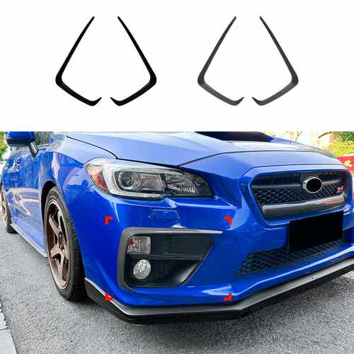 适用斯巴鲁Subaru WRX STI VA前期2014-16前风刀风口格栅车贴改装