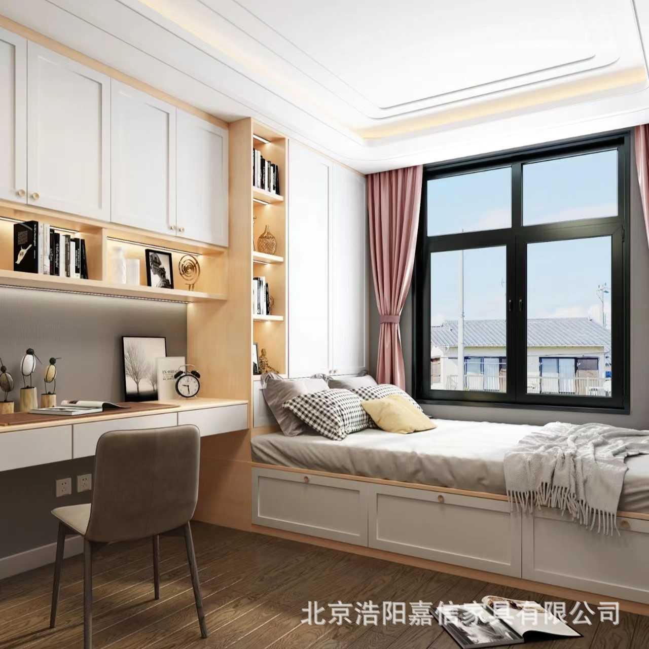 北京厂家全屋定制万华禾香板柜体 爱格板肤感门板衣柜书柜榻榻米