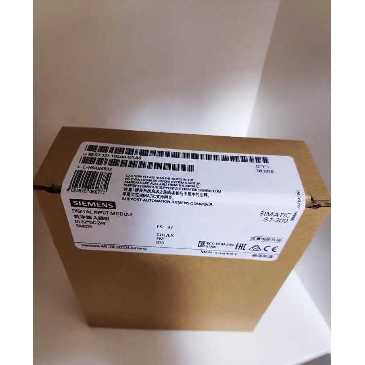 6ES7321-1BL00-0AA0数字量S7-300,SM321模块6ES7321-1BLOO-OAAO