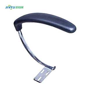 发泡厂家 PU自结皮黑色扶手内埋件聚氨酯高密度发泡一体成型