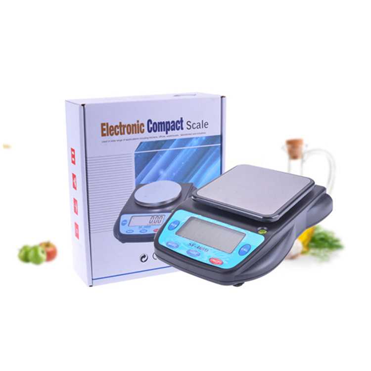 SF400D高精度电子秤电子厨房秤 500g0.01g小型多功能电子称小台称