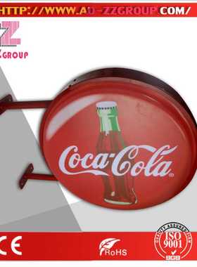 Cola vacuum formed LED acrylic signboard outdoor advertis CE