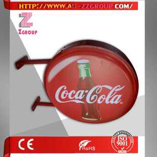 LED acrylic signboard Cola advertis formed outdoor vacuum
