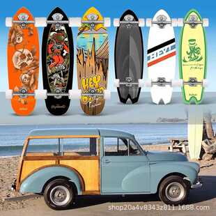 heyboard陆地冲浪板黑板成人儿童slide路冲板yow陆冲滑板31.8英寸