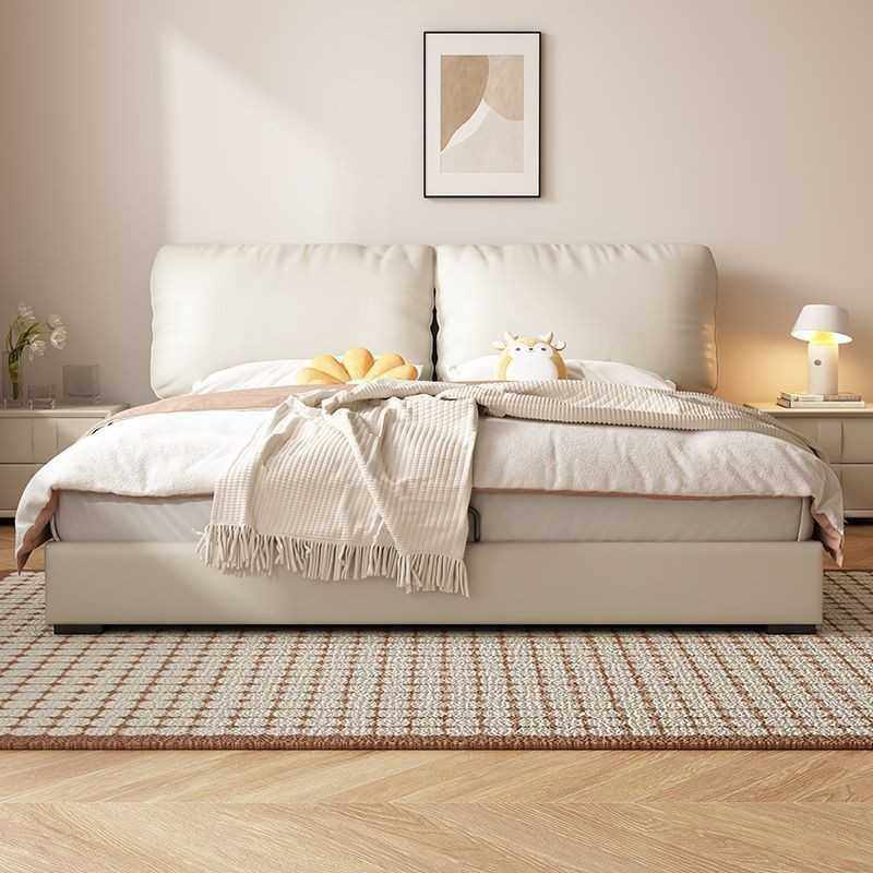 意式奶油多功能双人现代简约主卧大床双人床大象真皮耳朵储物婚床,电子元器件市场,其它元器件,淘宝优惠券,粉丝福利购,淘宝优惠卷