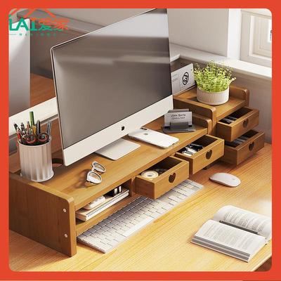 办公室工位桌面小型置物架电脑屏幕抬高增高架子宿舍多层收纳书架