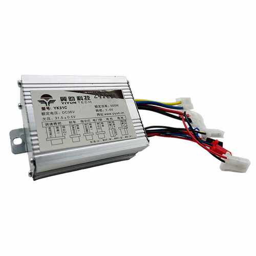 翼昀YK31C有刷控制器36V500W电动车控制器调速器改装套件控制器