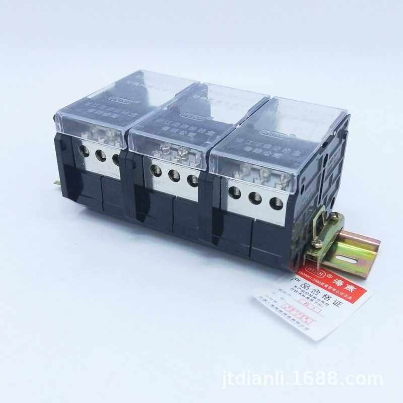 海燕 FJ6D-300-03/9三相九表户导轨式接线端子3进9出分线端子