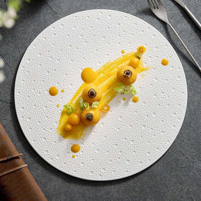 高级感珠点白平板盘餐厅牛排盘北欧风甜点盘高档酒店托特色摆盘子,玩具/童车/益智/积木/模型,垂直悬浮玩具,淘宝优惠券,粉丝福利购,淘宝优惠卷