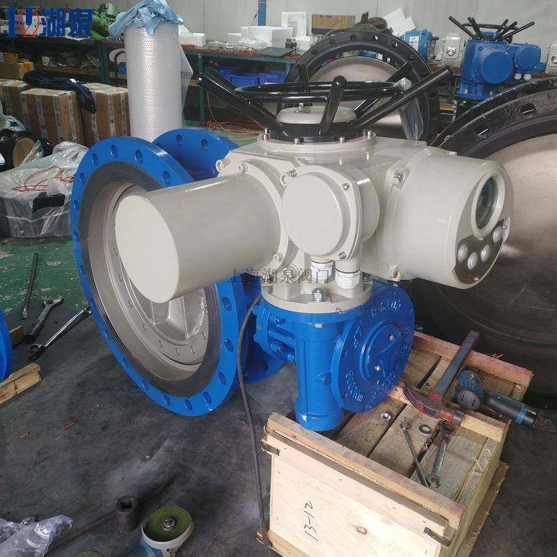 耐高温425℃零泄露电动蝶阀D943H-10法兰式电动三偏心硬密封蝶阀