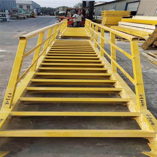 污水处理玻璃钢操作平台玻璃钢拉挤检修平台格栅地板