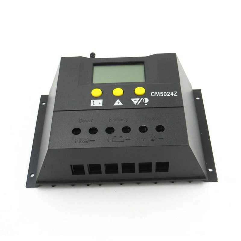 促销CM5024Z 12V24V50A太阳能控制器带温度传感太阳能充电控制器