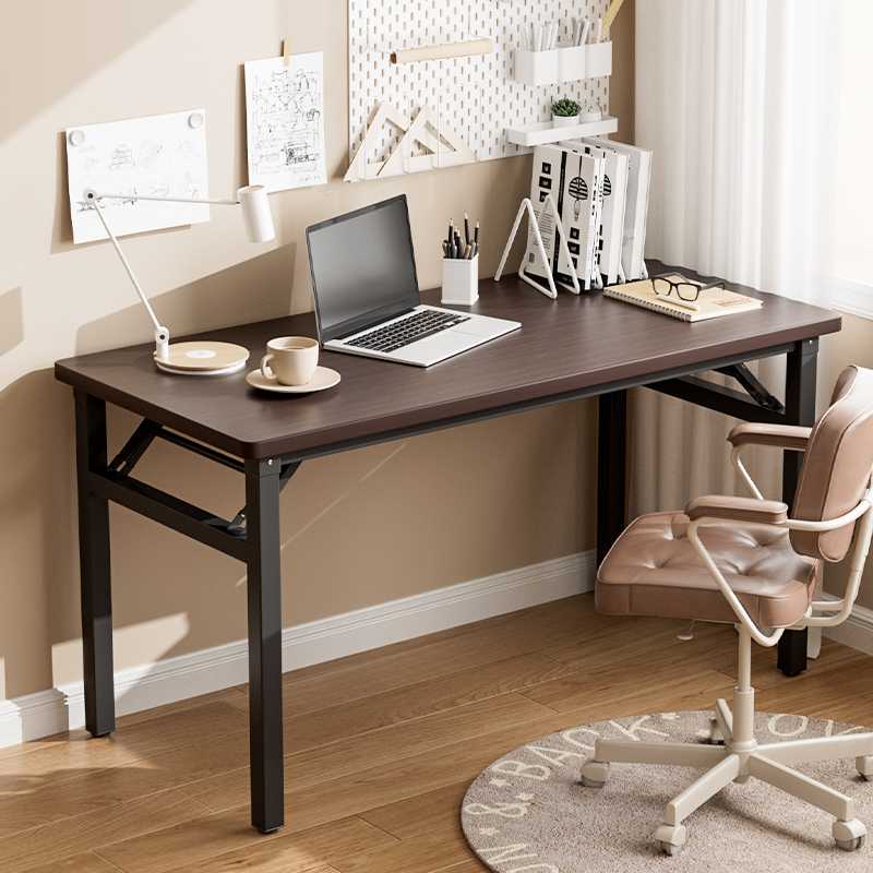 可折叠台式电脑桌学习桌家用办公学生书桌长方形小桌子简易出租屋