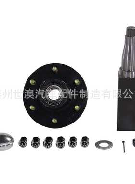 6孔6000磅轮毂轴头轮毂单元拖车轴头房车拖车哈巴头价优46233BFSS