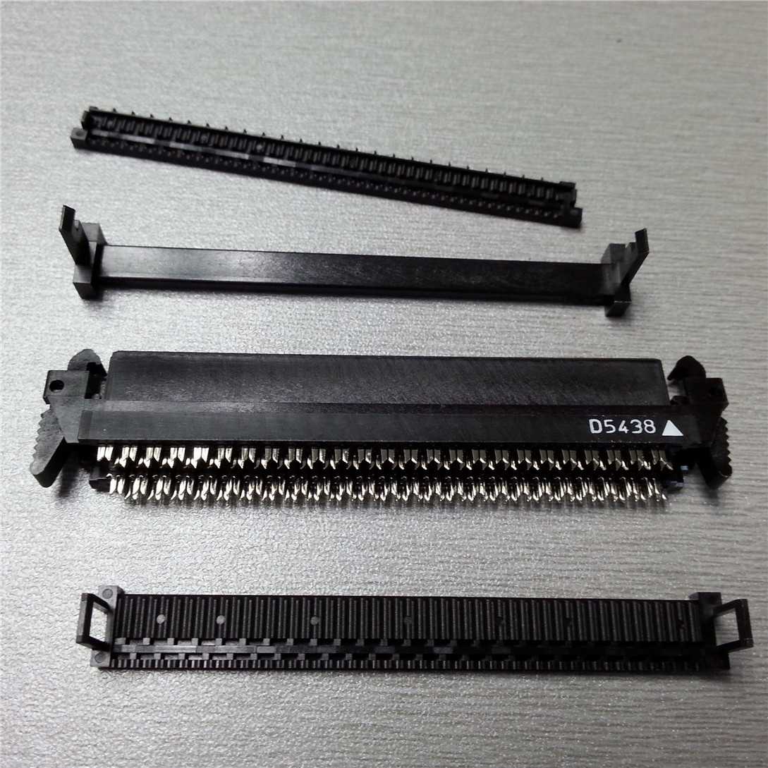 全塑SCSI100PIN压排式牛角插头连接器 现货全塑SCSI100PIN公插件