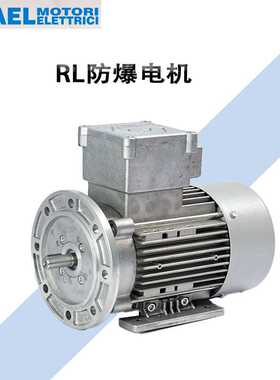 意大利RAEL原装防爆铝制电机RL系列71B40.37KW230V50HzB5法兰安装