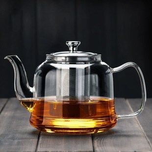 电陶炉煮茶器烧水壶单 耐高温玻璃茶壶泡茶家用s大容量泡茶壶套装