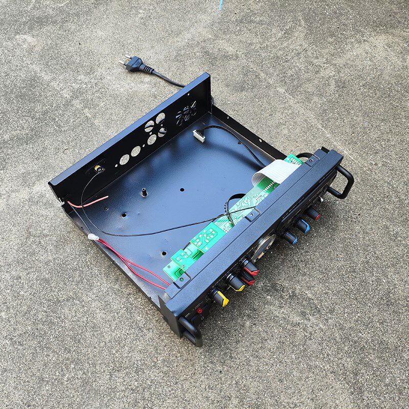 25CM机箱带前级机箱功放机箱装机带音调改装音量空箱铁皮插卡铁箱