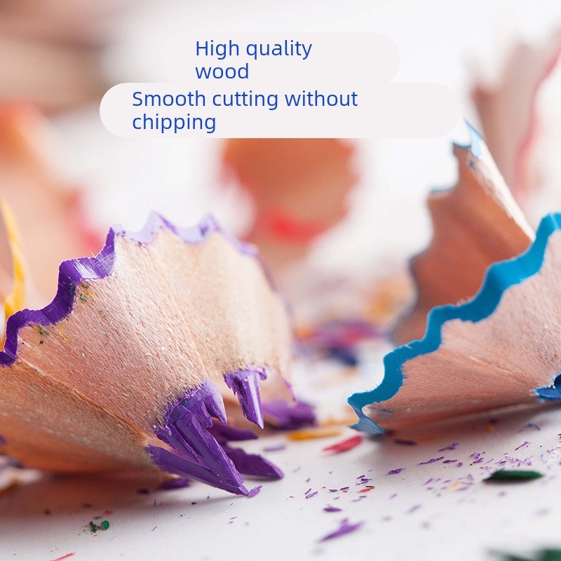 Marco马可油性彩铅桶装学生彩铅美术生专用48色72色彩铅笔小学生