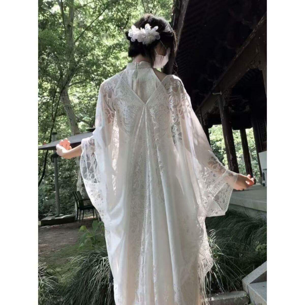 新中式复古流苏防晒披肩女夏季新款配裙子外搭薄开衫外套透气罩衫