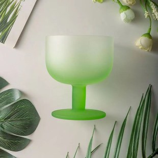 果冻水杯彩色甜品杯高颜值冰激凌玻璃L糖果杯家用鸡尾酒杯少 新款