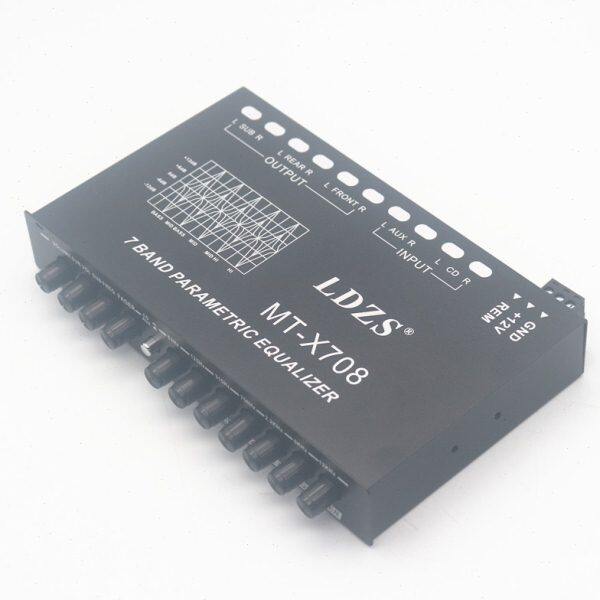 汽车音响改装专业EQ调音器车载功放均衡器7段调音分频器