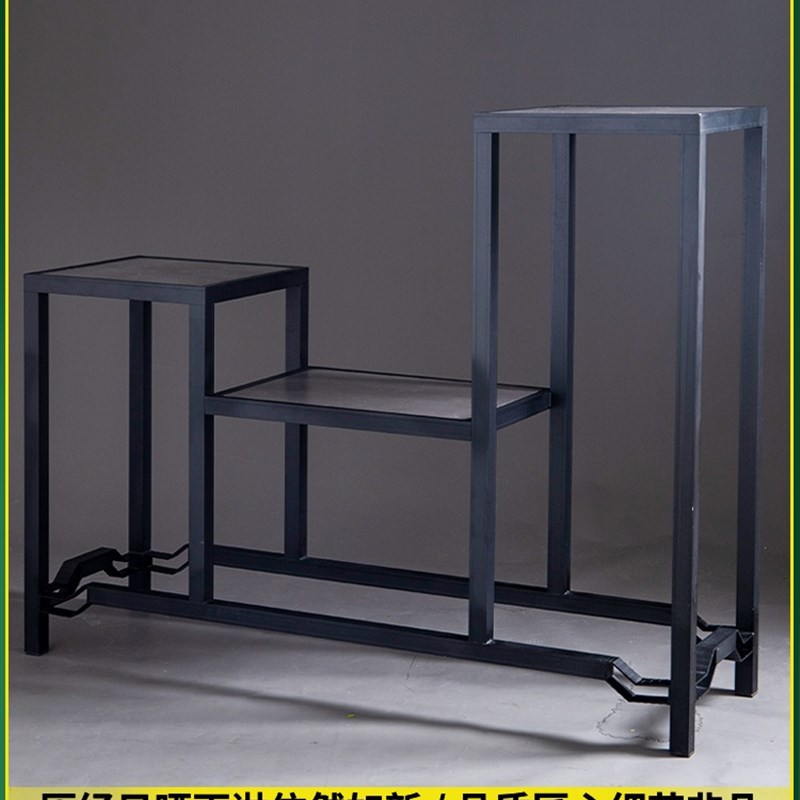 架室内新款d客厅落地式展示阳台多肉架子架花植物几架铝材花盆多