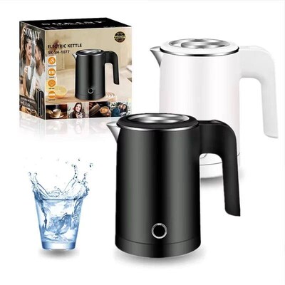 Travel Electric Kettle Tea Coffee 0.5L Stainless Steel Porta