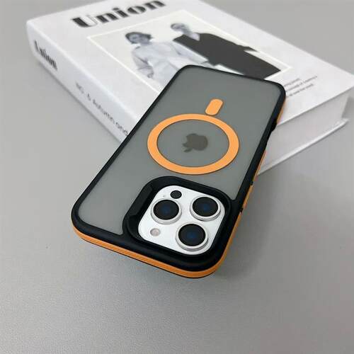 Magnetic Color Matte Translucent Armor Shockproof Case For i