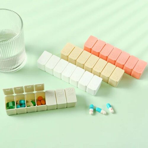 Weekly Pill Box Travel Medicine Storage Pill Case Organizer