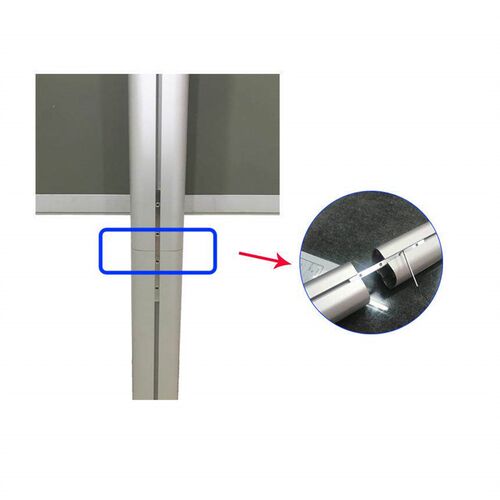 240cm Assembled Atmospheric Floor-standing Aluminum Alloy