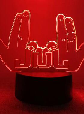 Star Julien Mari Jul Figure 3d Led Night Lights For Bedroom
