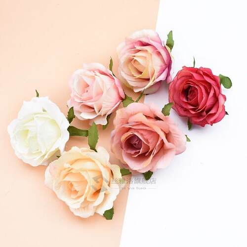 5pcs Artificial plants flowers for scrapbooking DIY gifts ca