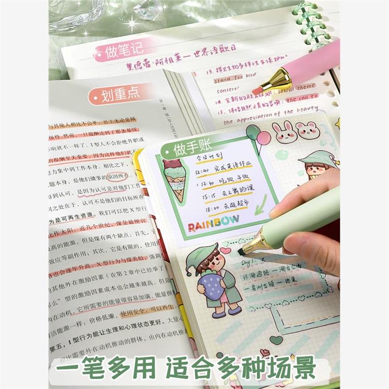 彩色萤光笔一套10支彩色记号笔/图片笔图片
