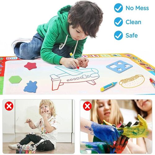 Coolplay Magic Water Drawing Mat Coloring Doodle Mat with Ma