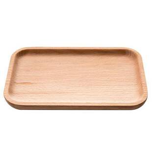 japanese plate dish tray creative household wooden盘木成人