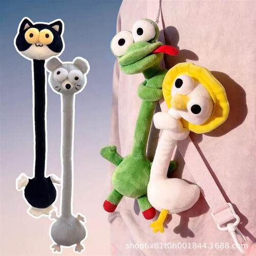 Long Neck Evil Dachshund Dog Chihuahua Toy Pendant Key Chain