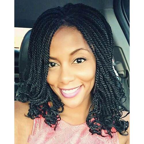 Ombre Red Box Braided Wigs For Black Women Heat Resistant Cr
