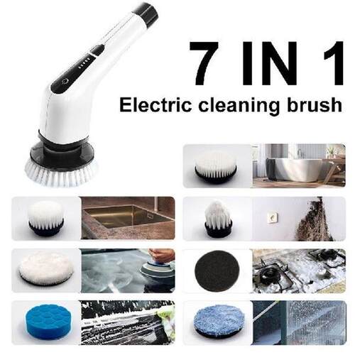 7 In 1 Electric Cleaning Brush Multipurpose Electric Spin