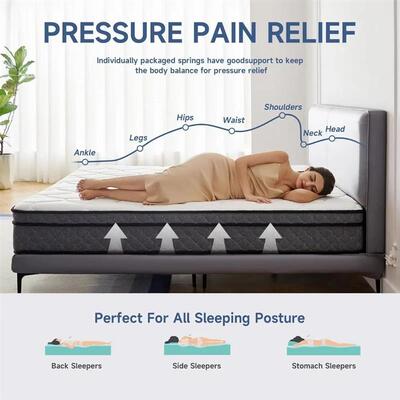 King Mattress 12inch Thickness Mattress in A Box Memory Foam