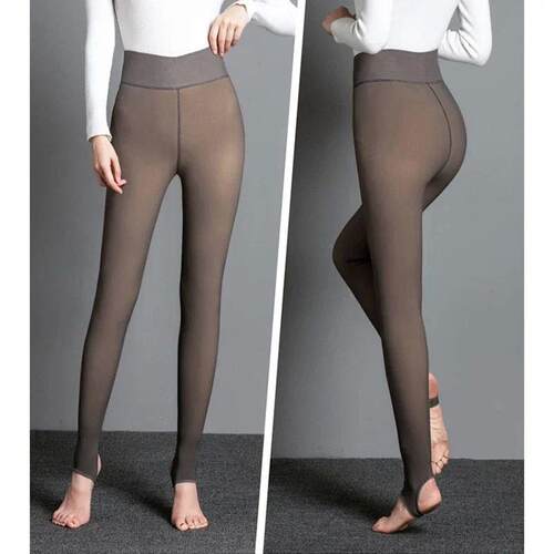 Thicken Polar Stockings Winter Warm Leggings WomenS Fleece