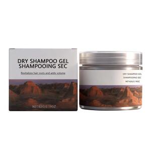 Volumizing No-Rinse Dry Shampoo Gel - For a naturally volumi
