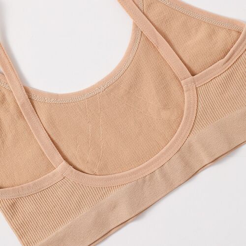 Seamless Women Bra Briefs Set Push Up Bra Crop Top High Wais