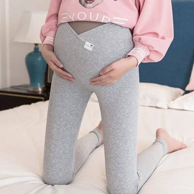 Low Waist Belly Cotton Maternity Legging Spring Casual Skinn