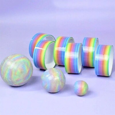 Tape Ball Sticky Tapes Colored Decompression Adhesive Rollin