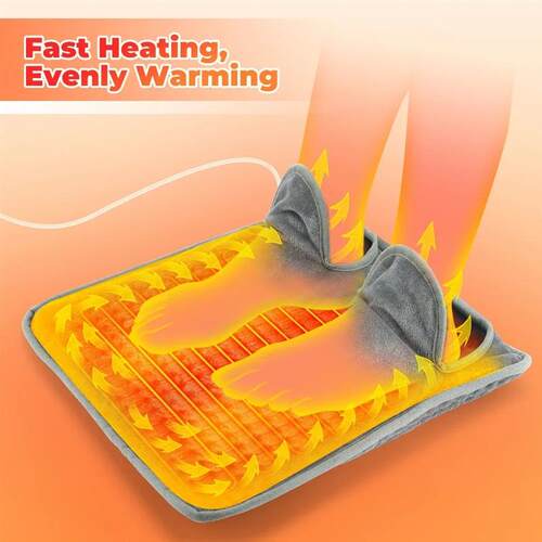 Electric Heating Foot Pad Washable Feet Warmer Household Sof